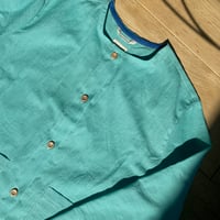 Image 2 of The Artist Shirt ~ Mint Stripe 