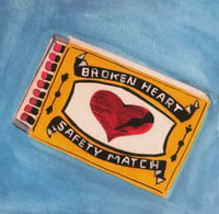 Vintage Matchbook "Broken Heart"