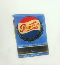 Vintage Matchbook "Pepsi-Cola"