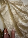 Edwardian lace up voile camisole