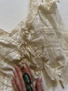 Edwardian lace up voile camisole