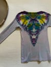 late 60s long sleeve tie dye tee