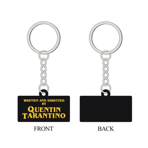 Quentin Tarantino "Directed by" PVC Keyring 