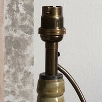 Image 3 of Vintage Stoneware Bottle Lamp