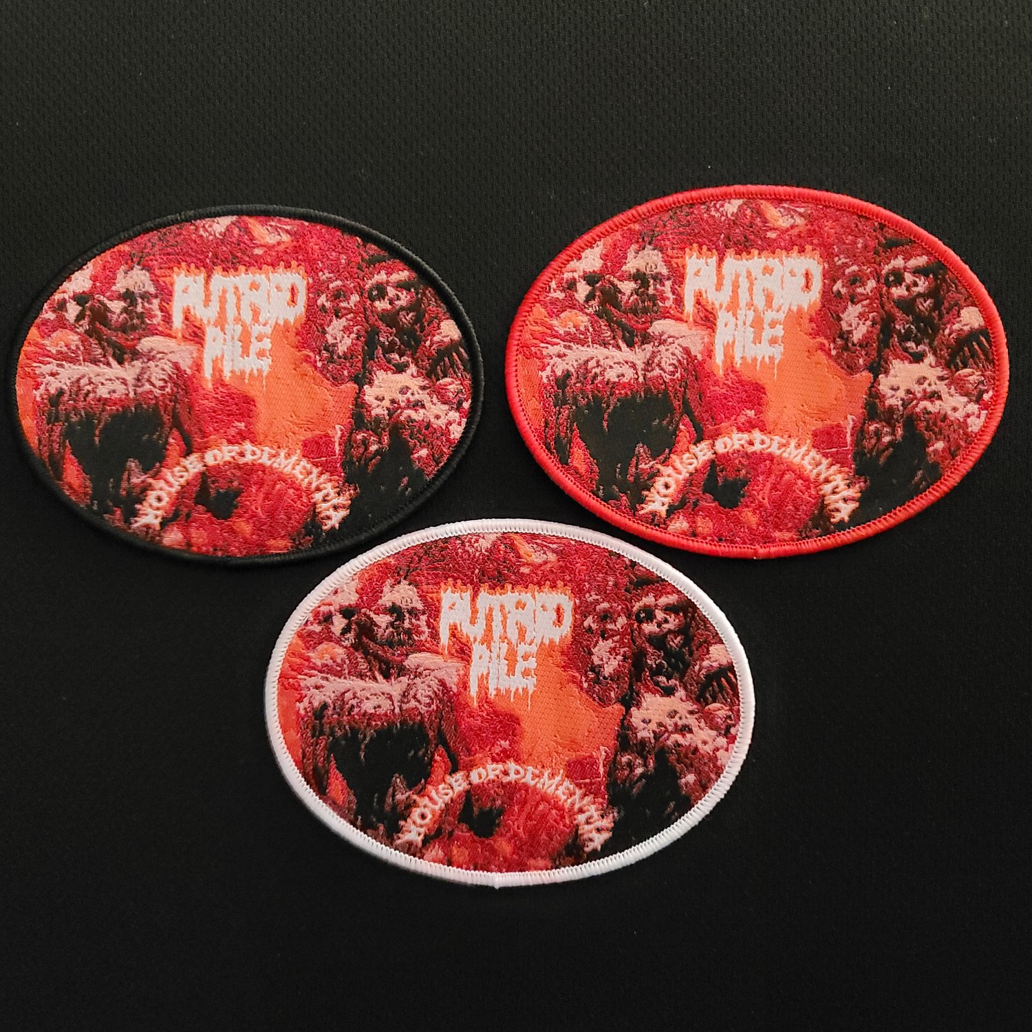 Putrid Pile "House of Dementia" Official Woven Patch