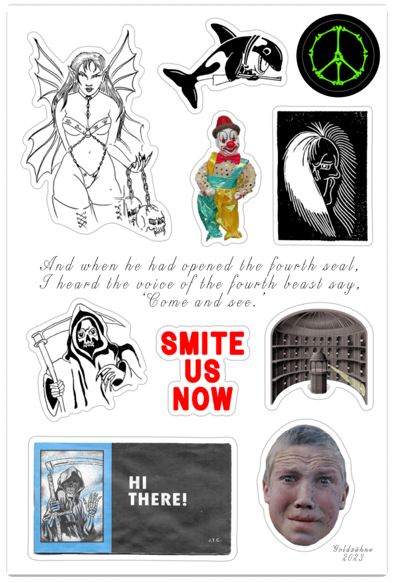 Smite Us Now Sticker Sheet