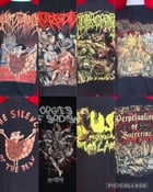 Image of Officially Licensed Crepitation/Guttural Engorgement/Turbidity/Brodequin Shirts!!