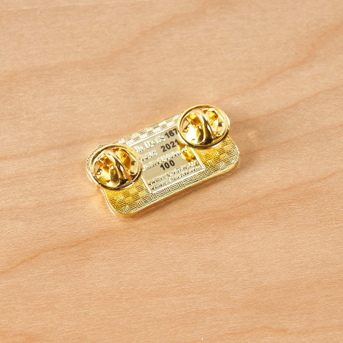 Image of Flashing Disposable Camera Pin (Gold Variant)