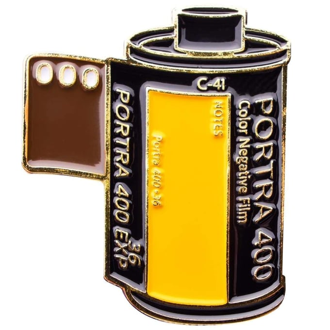 Image of Kodak Portra 400 Film Canister Pin