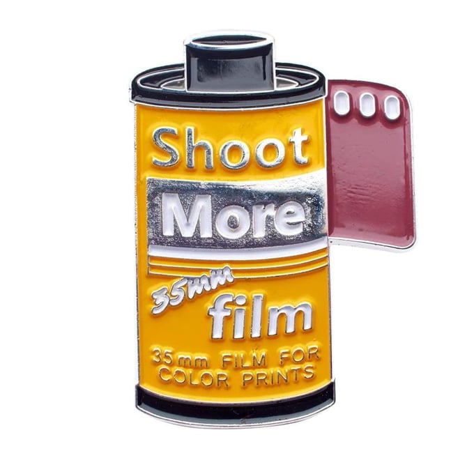 Image of Shoot More 35mm Film Pin