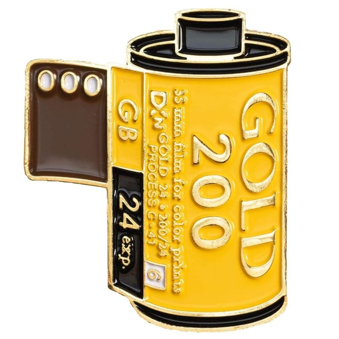 Image of Kodak Gold 200 Film Canister Pin