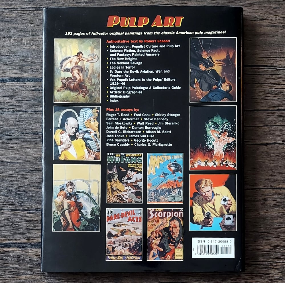 Pulp Art: Original Cover Paintings for the Great American Pulp Magazines, by Robert Lesser