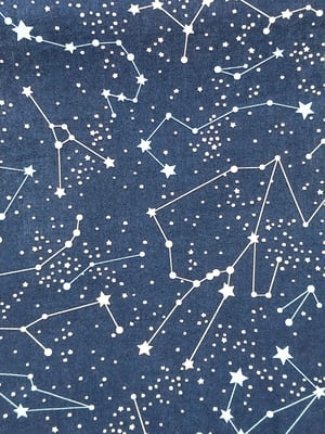 Image of Falda mini constelaciones azul