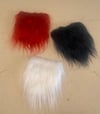 RED WHITE and BLUE Patriotic Pre Cut Gnome Beards Long Pile 3 Pack