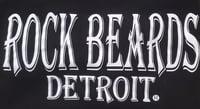Image 3 of Classic bad boyz  ROCK BEARDS DETROIT black tee  