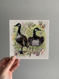 Image 2 of canada goose print