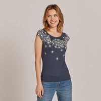 Image 2 of DenimWildRoses Bamboo T