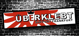 Image of Aufkleber Überklebt Support Frankfurt