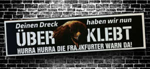 Image of Aufkleber Hurra Hurra die Frankfurter warn da