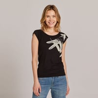 Image 1 of BlackFlyingFeather Bamboo T