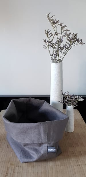 Image of Stonewashed Linen-Cotton Storage Bag
