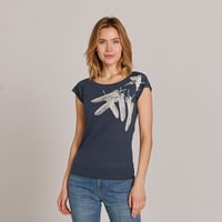 Image 1 of DenimFlyingFeather Bamboo T