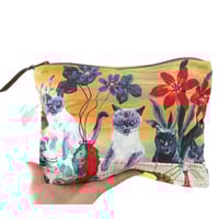 Image 1 of Art Purses - Yellow Cat