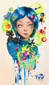 Image of "Coraline" Original Painting