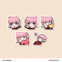 Assorted Ayv Emote Stickers