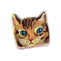 Yellow Cat Pillow