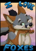 I Love - Foxes! Badges