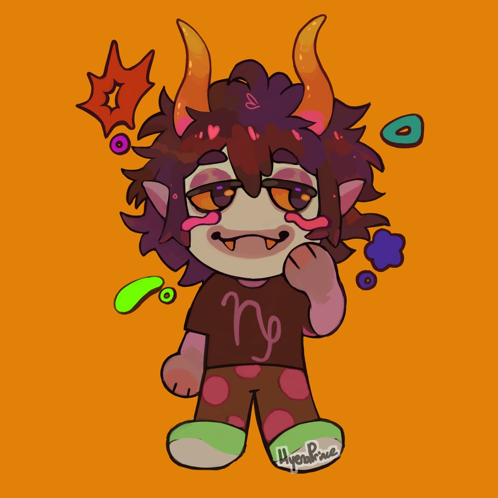 Image of Gamzee sticker (clear)