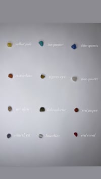 Image 2 of Natural Gemstone 2 Bead Ring