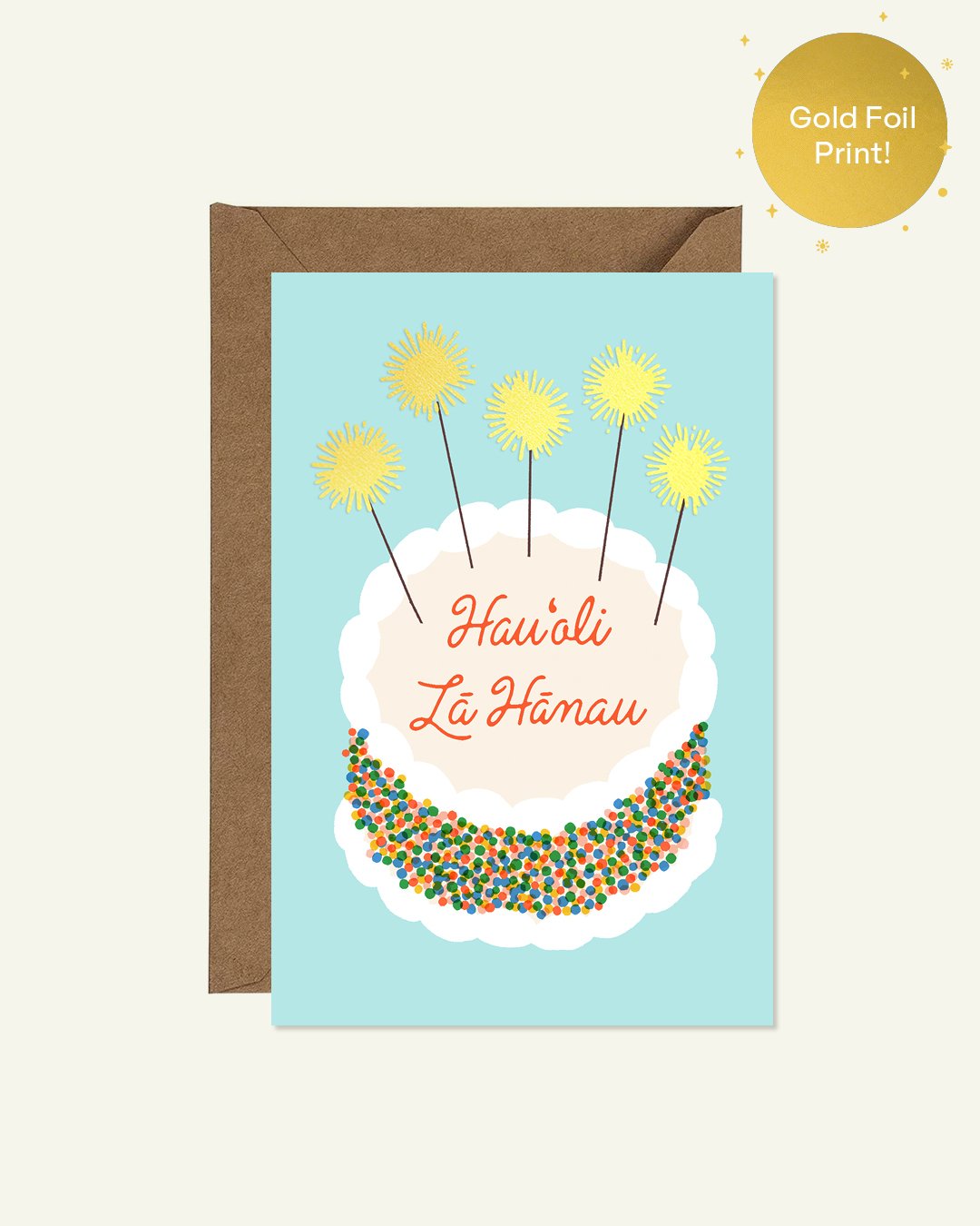 Image of Hau'oli Lā Hānau Card