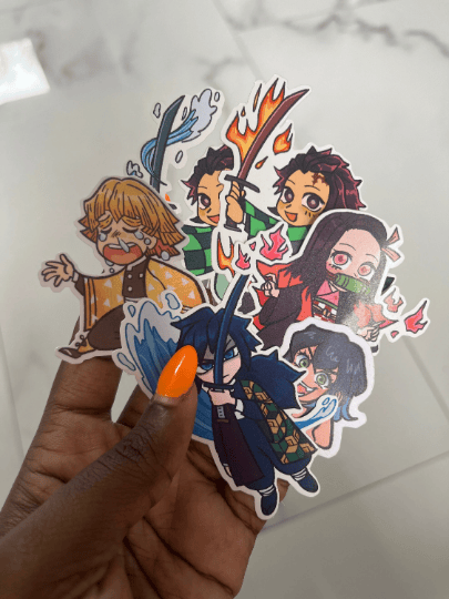 Demon Slayer Sticker Set Image 2