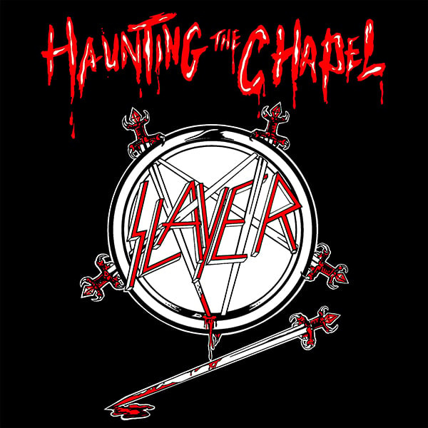 Image of Slayer " Haunting The Chapel " Flag / Tapestry / Banner