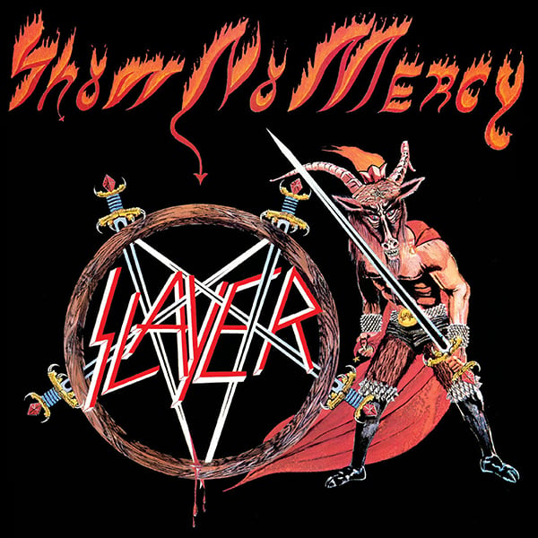 Image of Slayer " Show No Mercy "  Banner / Tapestry / Flag