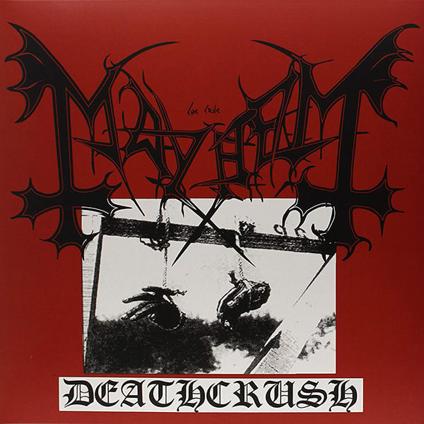 Image of Mayhem  " Deathcrush LP "  Banner / Tapestry / Flag