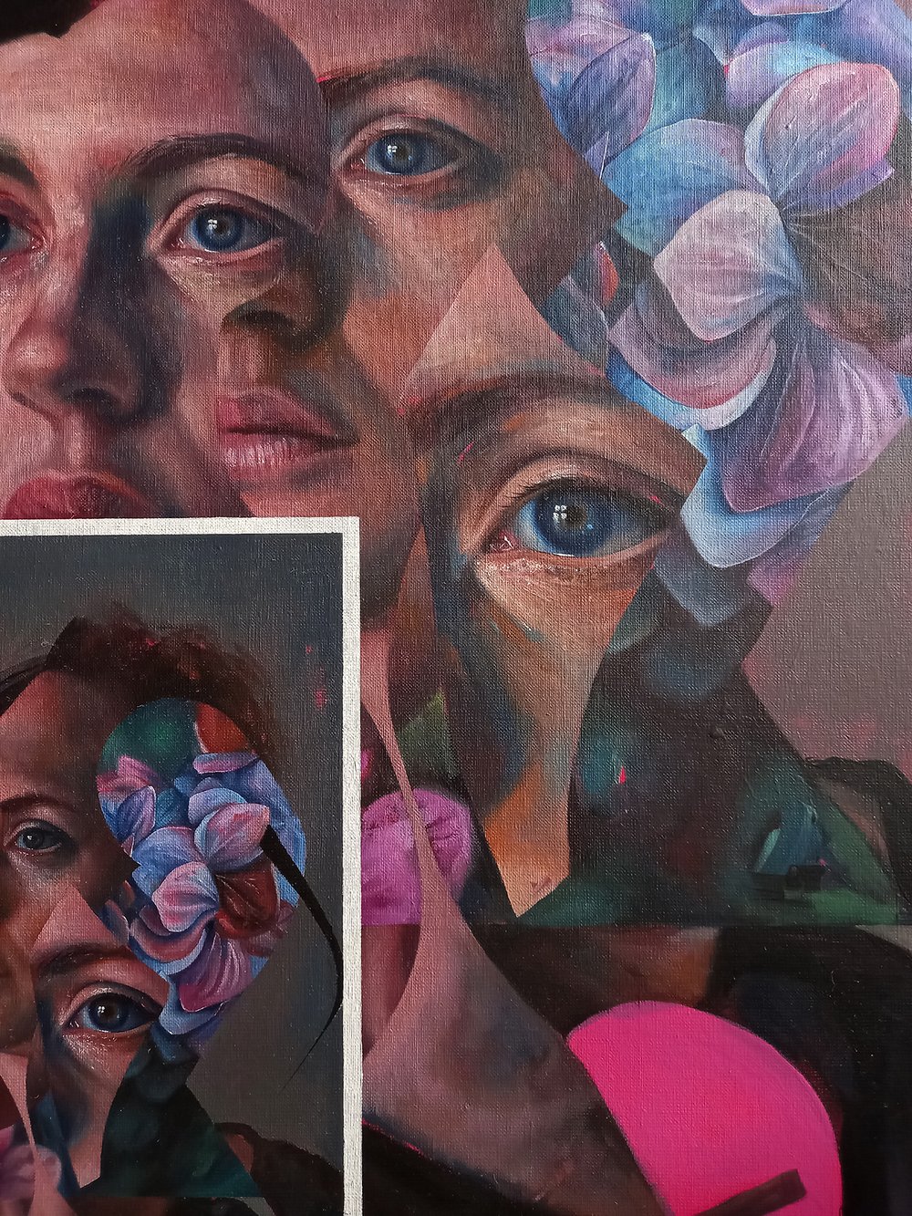 La fille à la fille à la fleur fleur