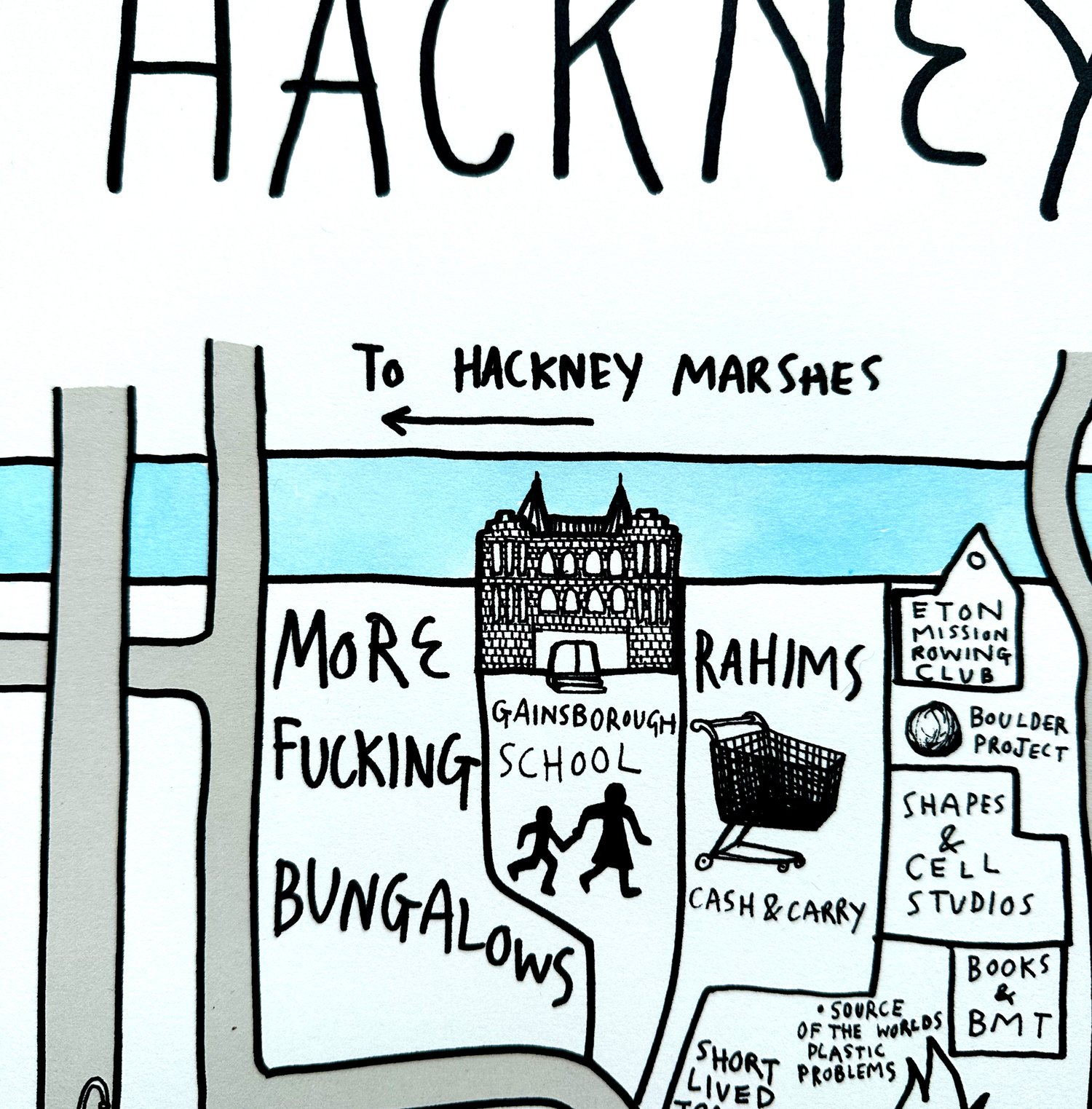 Image of ‘Hackney Wick and Fish Island Map’ by EDWIN