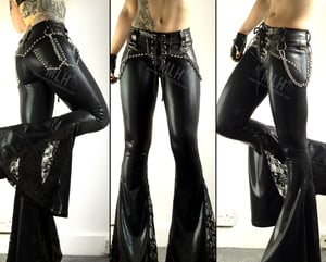 #12 LACE MEGA BELL CHAINED FLARES 