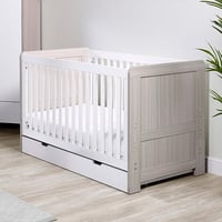 Image 3 of Ickle Bubba Pembrey Nursery Furniture Ash Grey & White