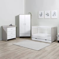 Image 1 of Ickle Bubba Pembrey Nursery Furniture Ash Grey & White