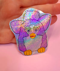 Image 2 of Furby Glitter Sticker 