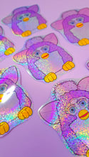 Furby Glitter Sticker 
