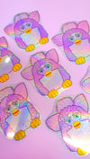 Furby Glitter Sticker 