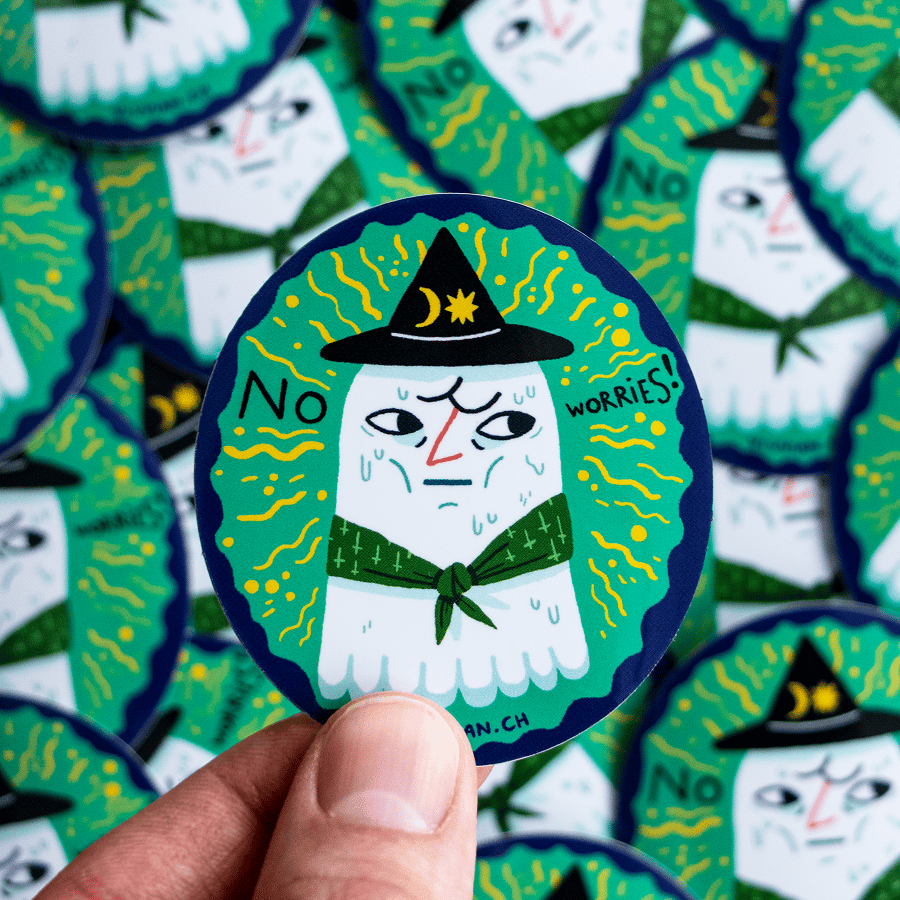 Image of No Worries ! - Sticker