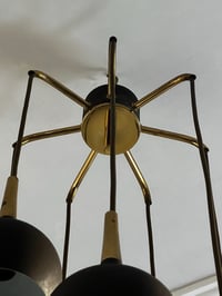 Image 5 of Cascade Chandelier with Brass Details