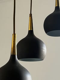 Image 1 of Cascade Chandelier with Brass Details