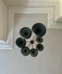 Image 4 of Cascade Chandelier with Brass Details (Reserved)